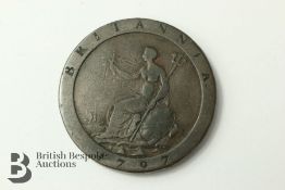 Overstruck 1797 Cartwheel Penny