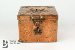 Arts and Crafts John Pearson Copper Trinket Box