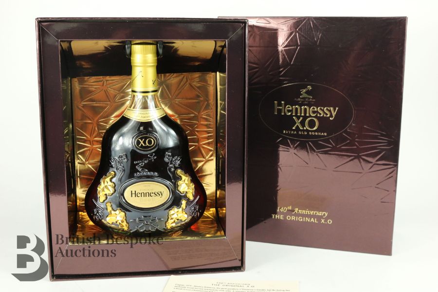 Hennessy X.O The Original 140th Anniversary Extra Old Cognac - Image 5 of 16