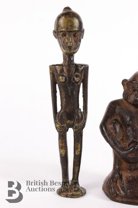 West African Bronze Figure - Image 3 of 6