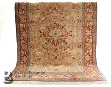 Persian Silk and Wool Carpet