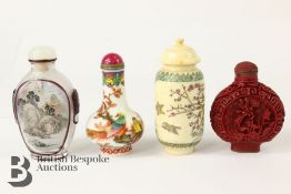 Miniature Chinese Perfume Bottles and Vase