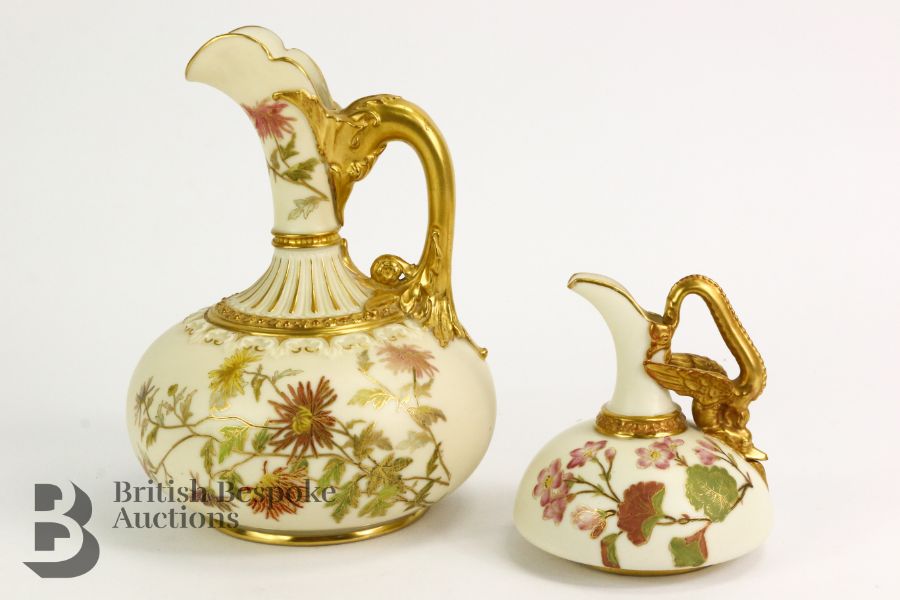 Royal Worcester Blush Vases