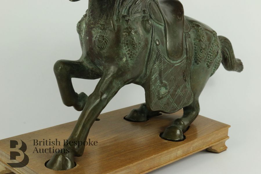 Chinese Bronze Equine Figure - Image 5 of 11