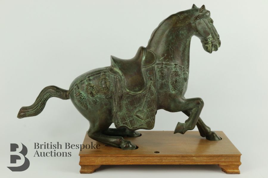 Chinese Bronze Equine Figure - Image 7 of 11