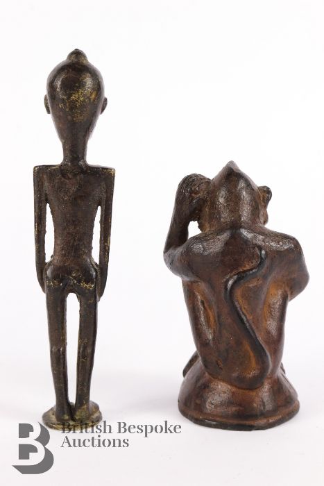 West African Bronze Figure - Image 5 of 6