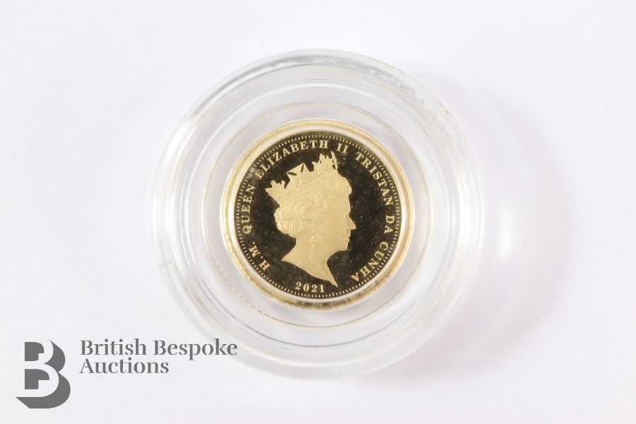 Queen Elizabeth II 1/8th Sovereign - Image 2 of 2