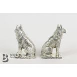 Pair of Silver Alsatian Condiments