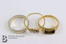 Seven 9ct Gold Rings