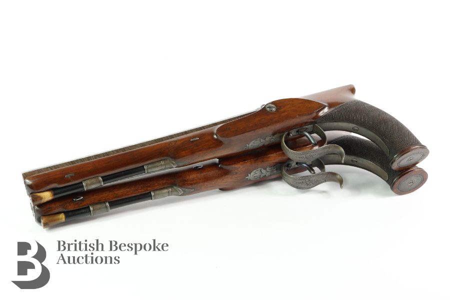 Fine Cased Pair of Percussion Target Pistols - Image 23 of 25