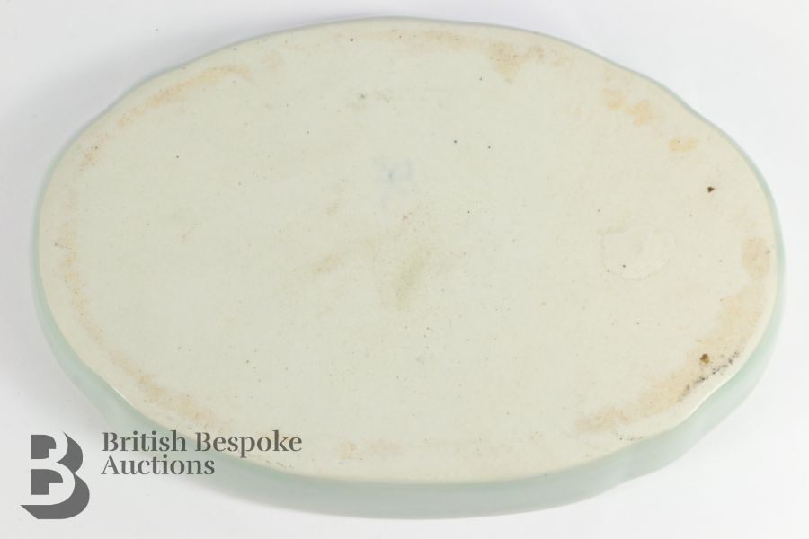 Persian Blue and White Dish - Image 5 of 6