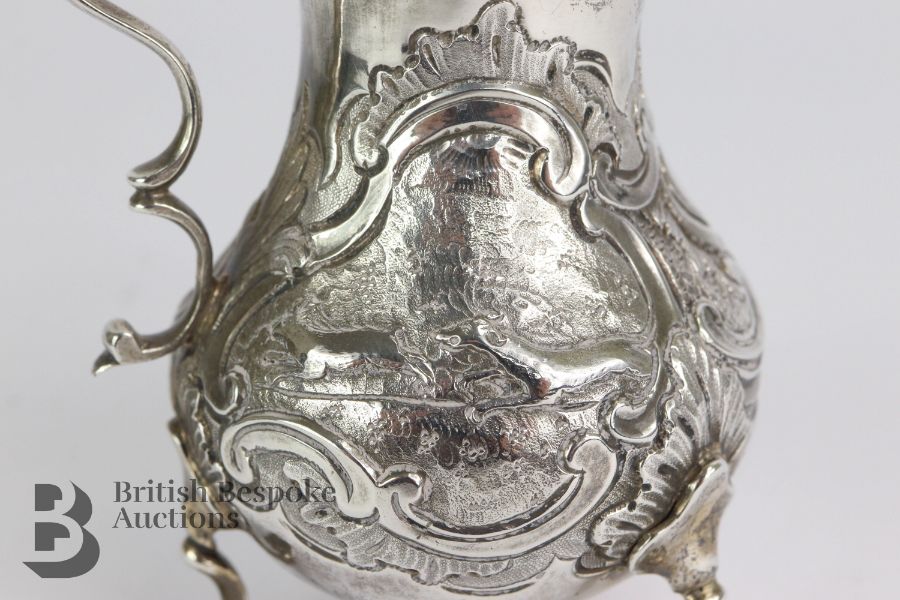 George II Silver Creamer - Image 4 of 6