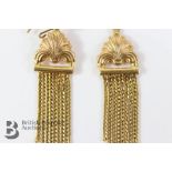 Pair of 18ct Gold Earrings