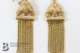 Pair of 18ct Gold Earrings