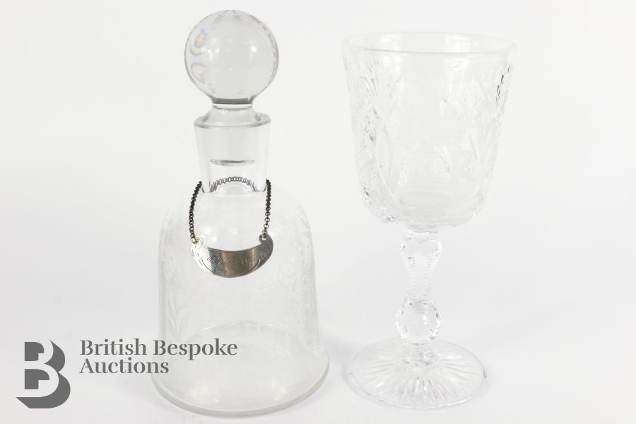 French Baccarat Decanter and Stopper