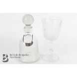 French Baccarat Decanter and Stopper