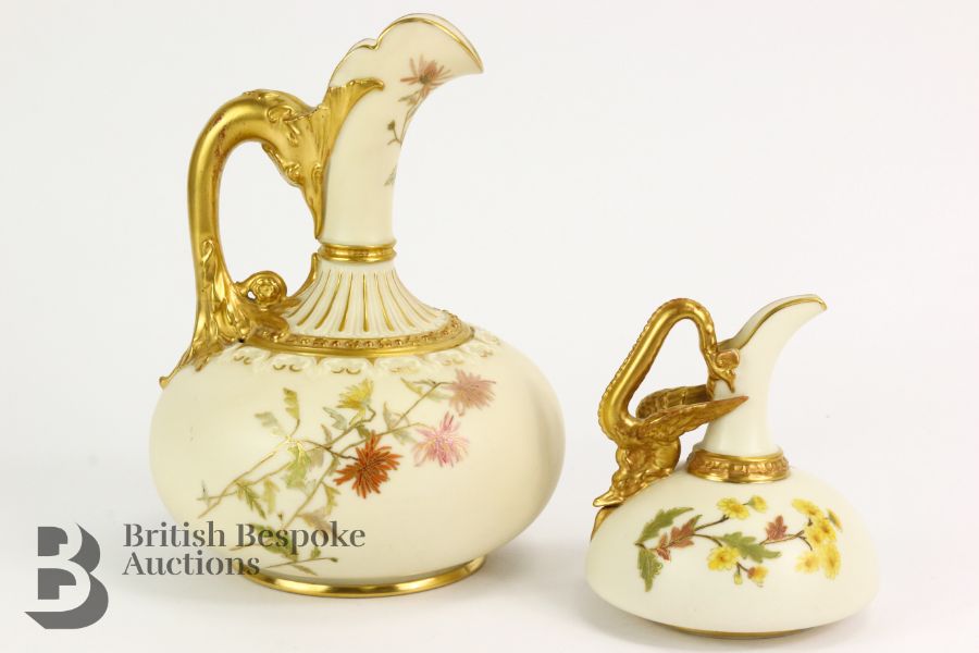 Royal Worcester Blush Vases - Image 2 of 10