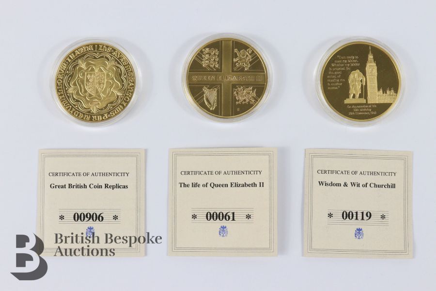Windsor Mint Gold Plated Coin Replicas