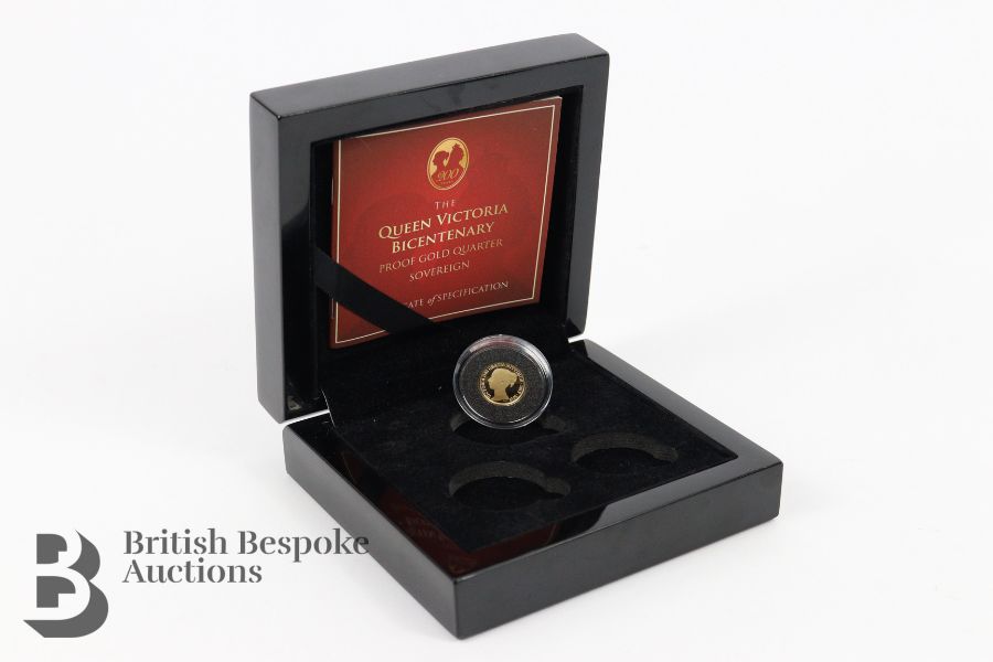 Bradford Exchange The Queen Victoria Bicentenary Proof Quarter Sovereign