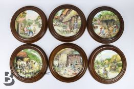 Six Royal Doulton Collector's Plate