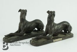 Simulated Bronze Greyhounds - Whisper