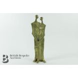 20th Century Brass Sculpture