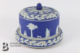 Victorian Wedgwood Jasper Ware Stilton Dish and Cover