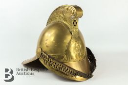 Brass Fireman's Helmet