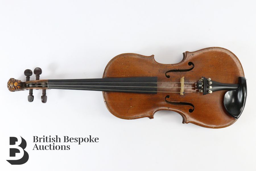 Circa 1900s German-made Violin - Image 4 of 6