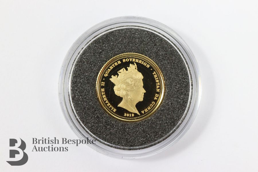Bradford Exchange The Queen Victoria Bicentenary Proof Quarter Sovereign - Image 3 of 3