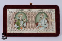 19th Century Mughal Portrait Miniatures