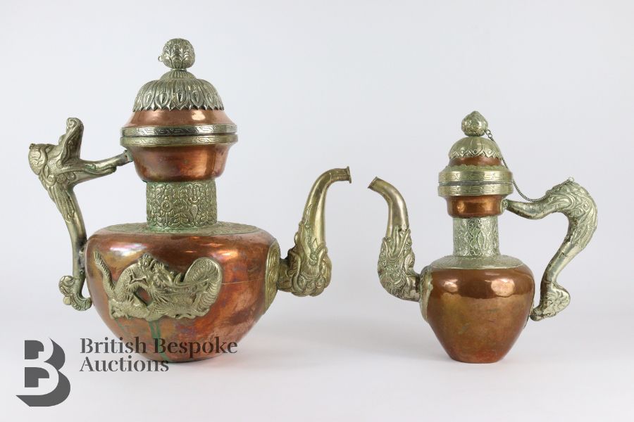 Two Tibetan Tea Pots