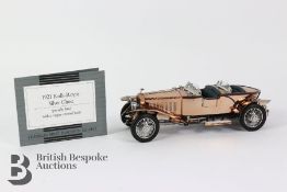 Franklin Mint 1921 Rolls Royce Die-Cast Model