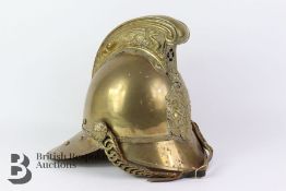 Brass Fireman's Helmet