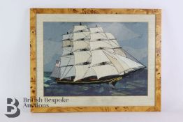 Pair of Marine Tapestries