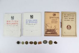 GWR Interest Early 20th Century Books, Tokens and Badges