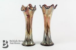 Pair of Lustre Vases