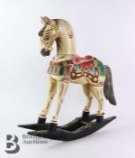 Folk Art Miniature Rocking Horse