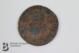 19th Century Copper Prisoner Coin