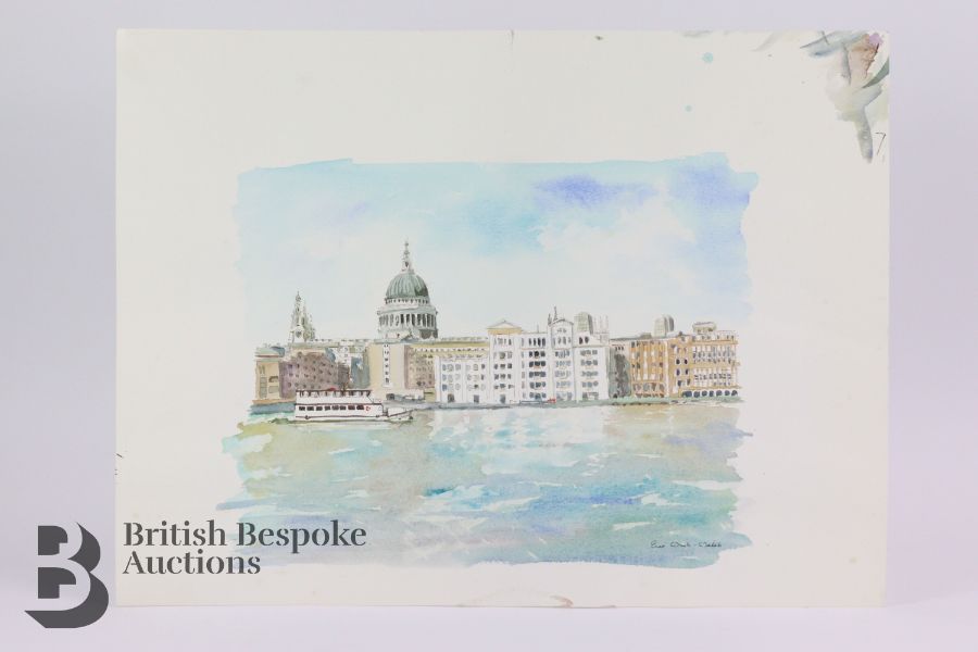 Collection of Watercolours * - Image 4 of 9