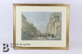 19th Century Print of Edinburgh Street *