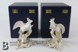 Crown Derby Porcelain Birds