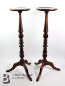 Pair of Oak Jardiniere