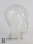 Glass Hat Mannequin