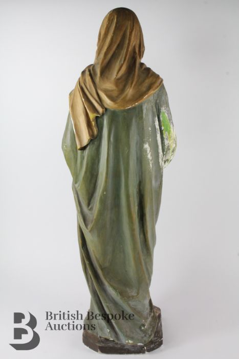 Plaster Figure of Veiled Woman - Image 6 of 6
