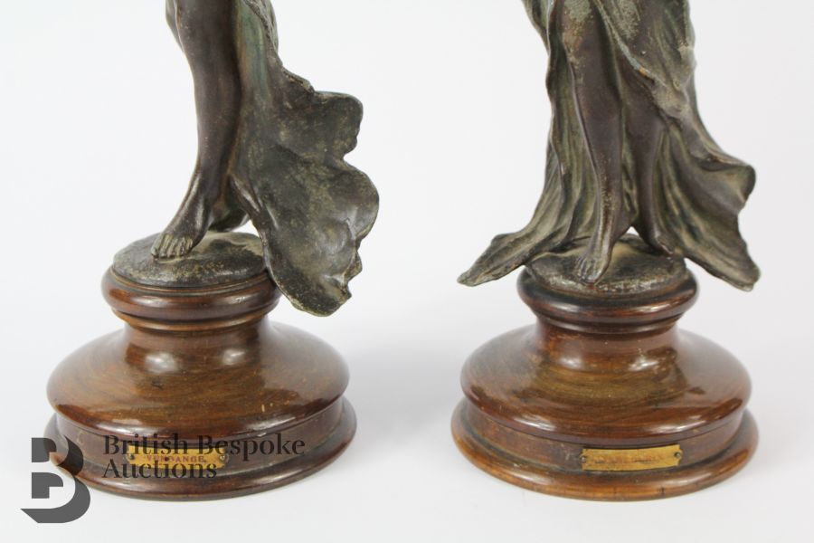 Pair of Spelter Figurines - Image 4 of 5