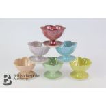 Six Beswick Lustreware Coupe Bowls