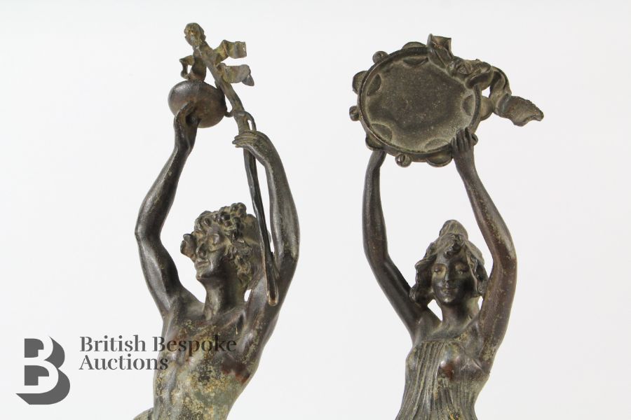 Pair of Spelter Figurines - Image 2 of 5