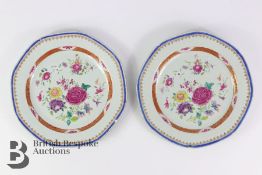 Pair of 19th Century Chinese Cabinet Plates