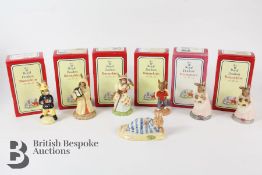 Seven Royal Doulton Bunnykin Figurines